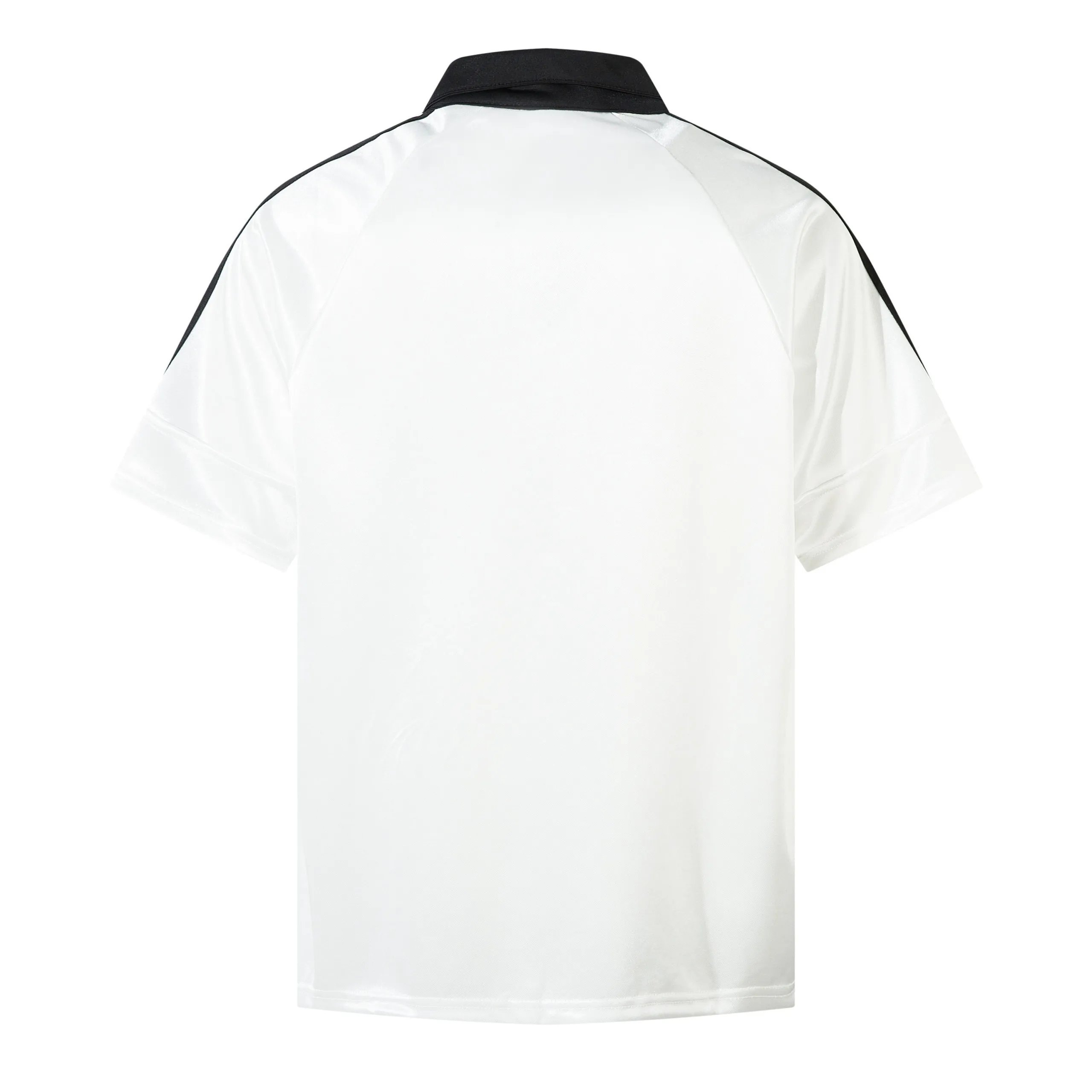 High quality American sports retro style stand up collar short sleeved shirt