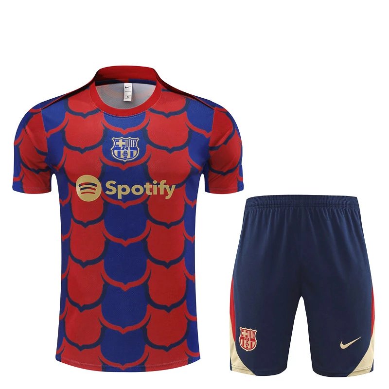 High quality jersey short sleeved kit for Barcelona