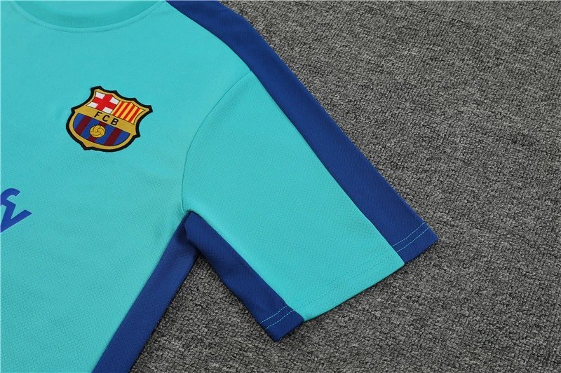 High quality jersey short sleeved kit for Barcelona