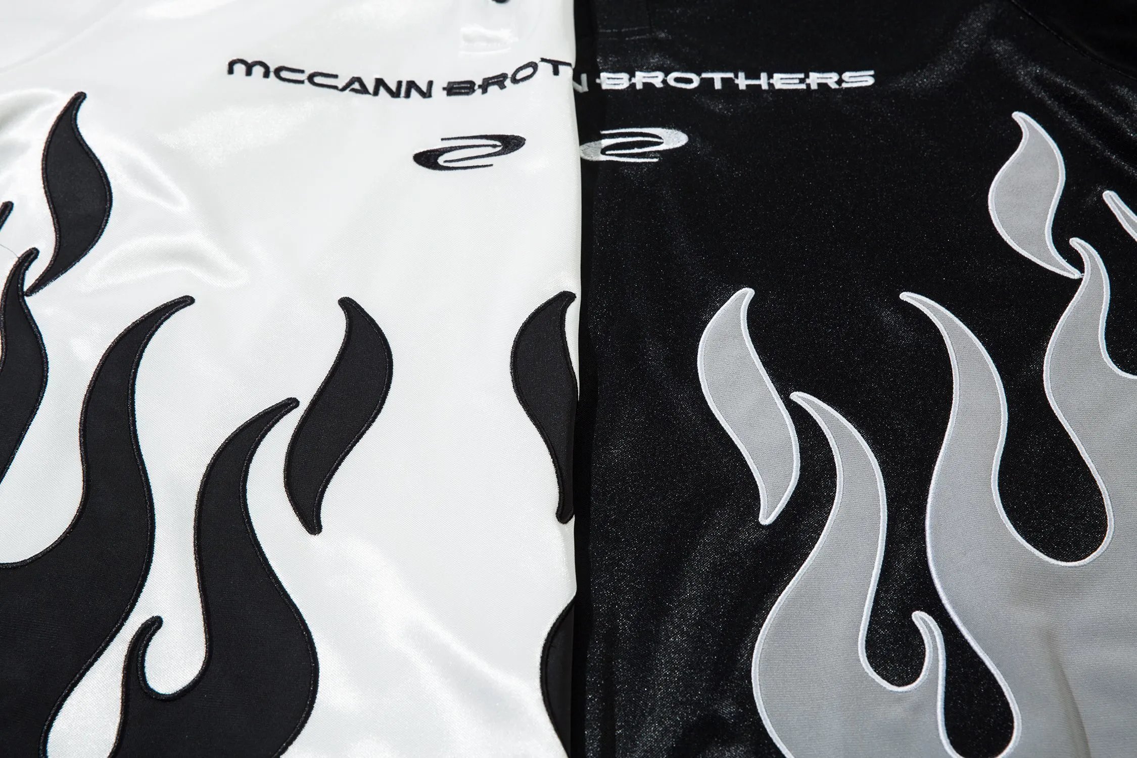 High quality American sports retro style stand up collar short sleeved shirt