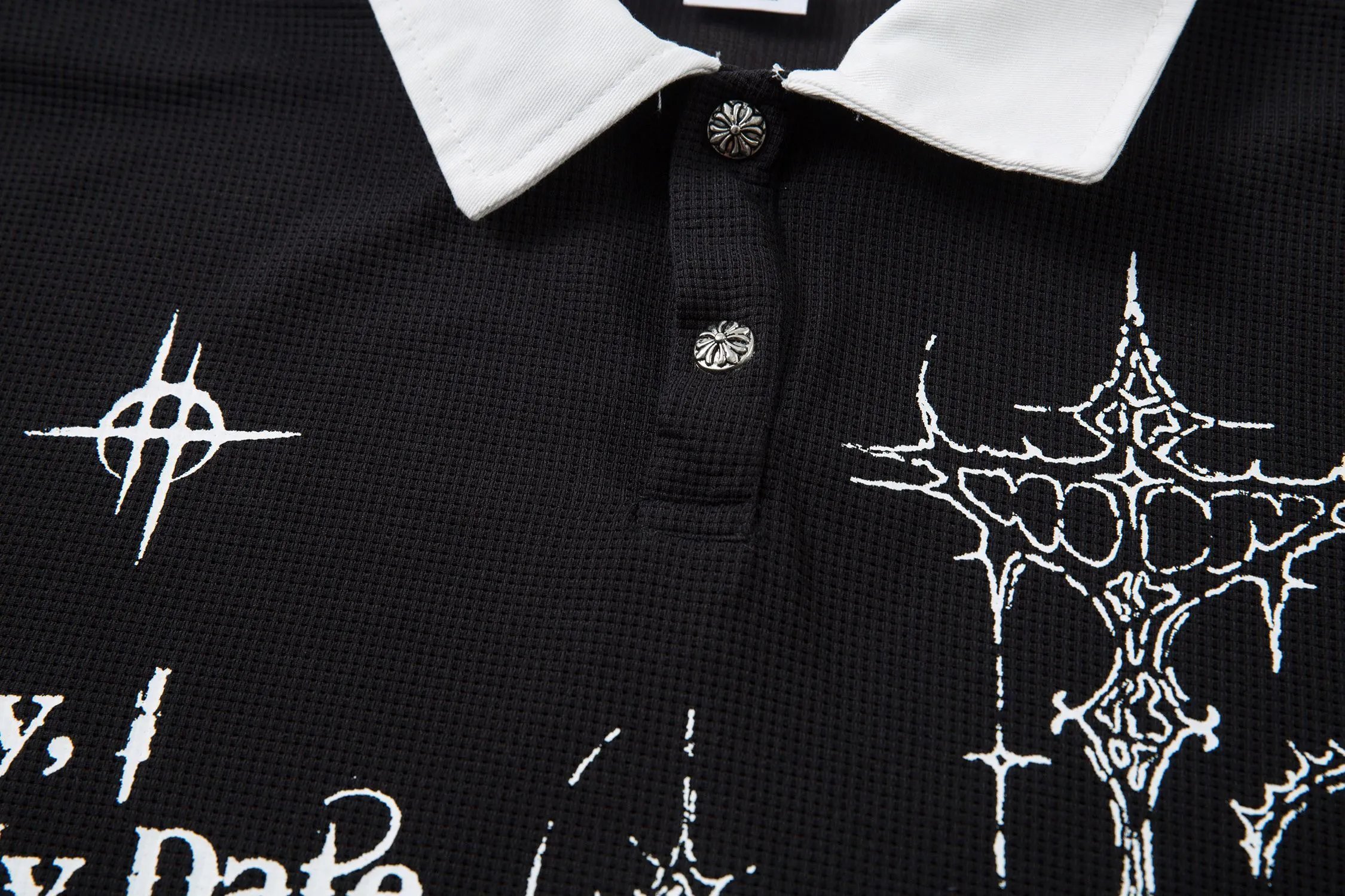 High quality American sports retro style stand up collar short sleeved shirt