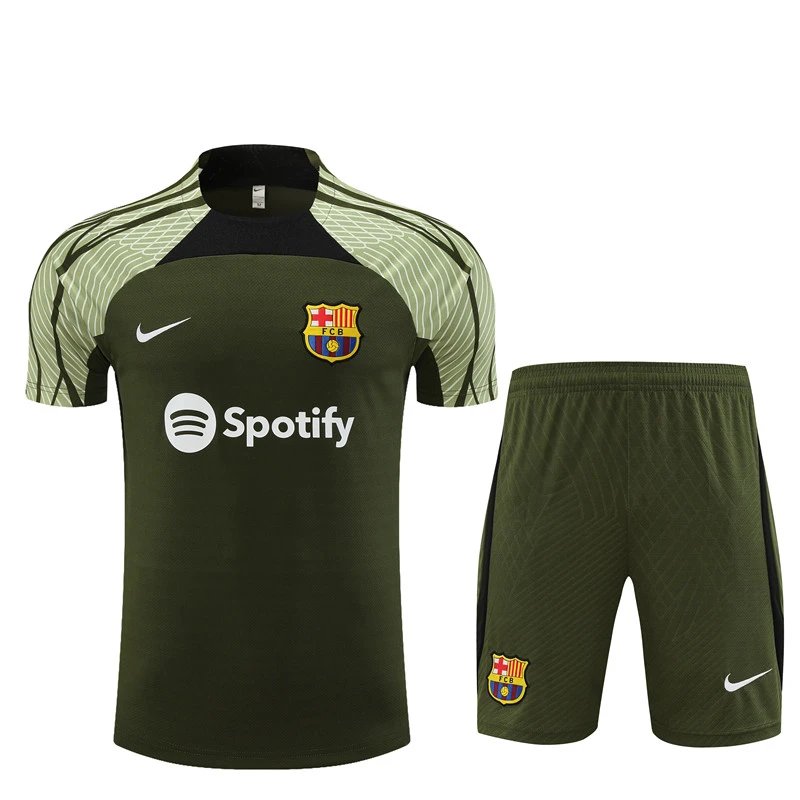 High quality jersey short sleeved kit for Barcelona