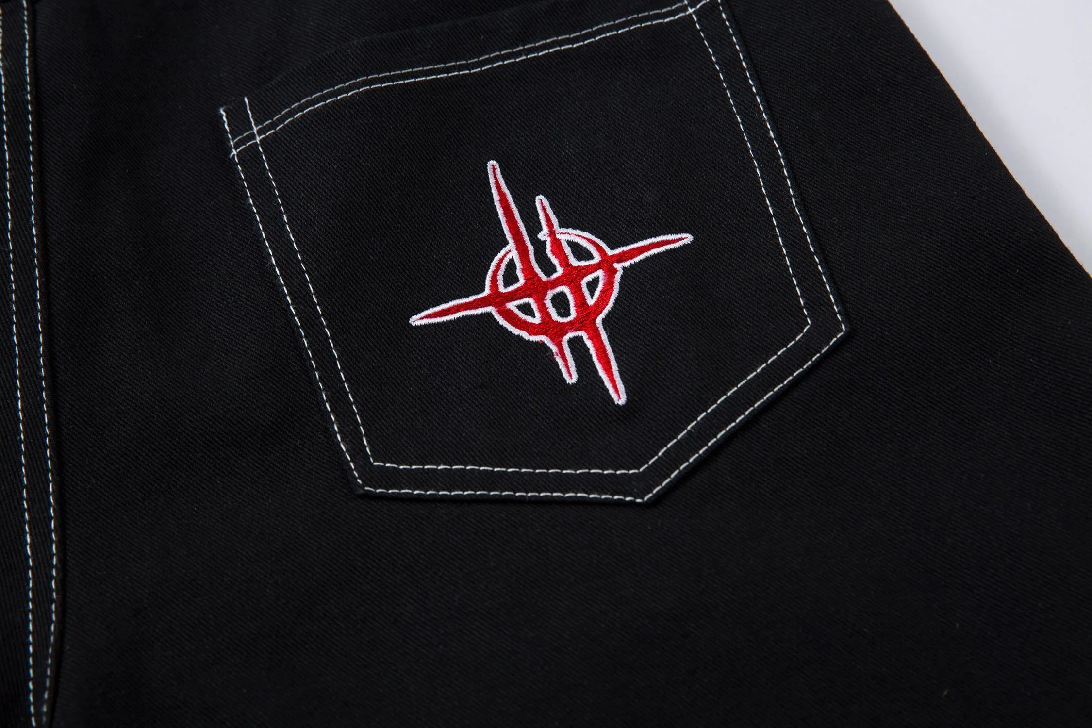 High quality straight leg wide leg jeans