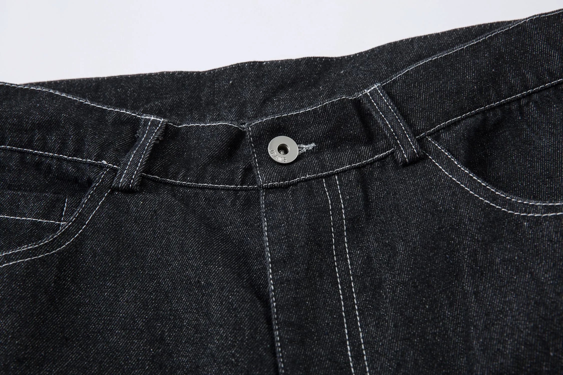 High quality straight leg wide leg jeans