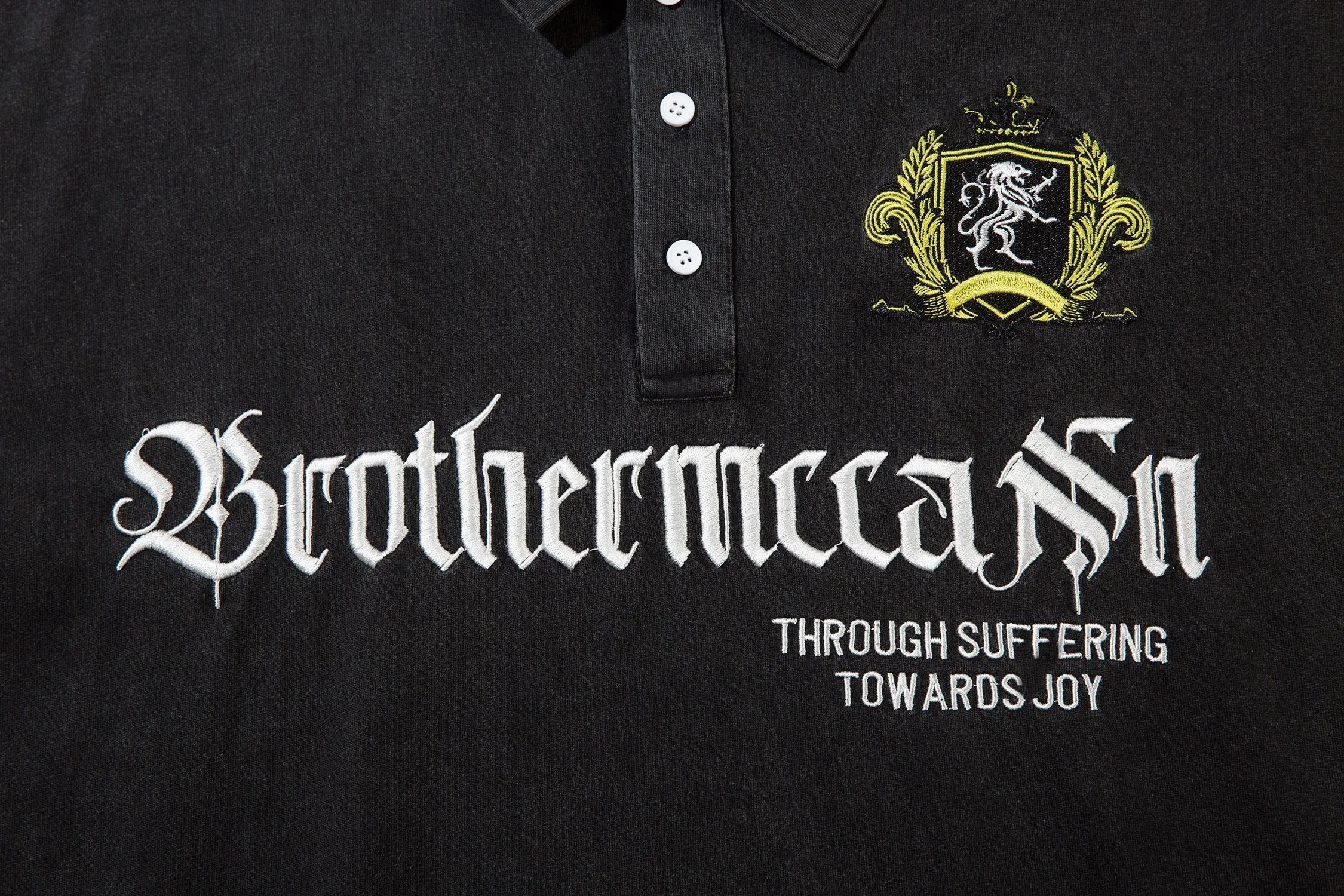 High quality American sports retro style stand up collar short sleeved shirt