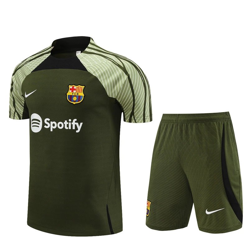 High quality jersey short sleeved kit for Barcelona