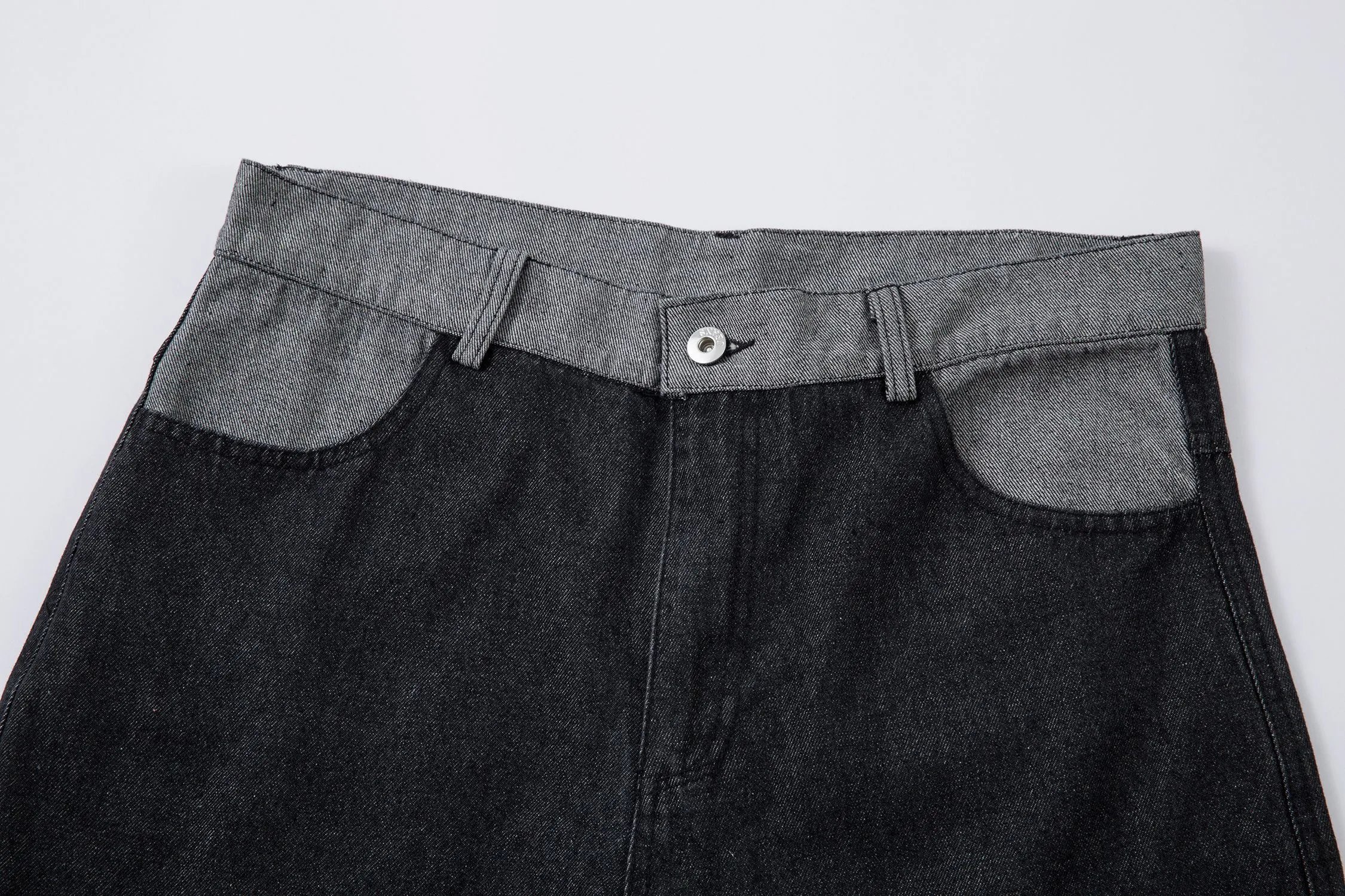 High quality straight leg wide leg jeans