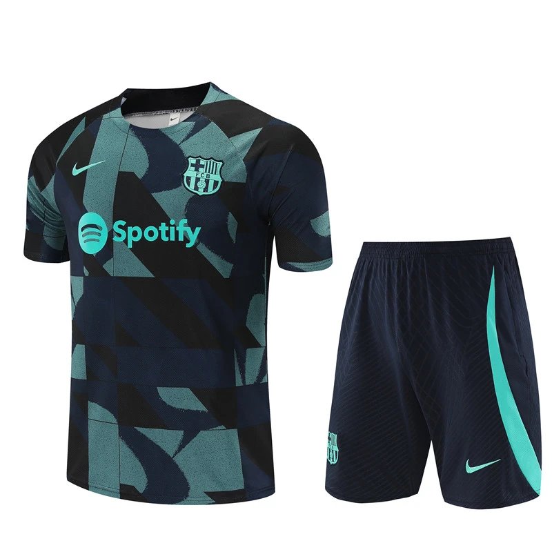 High quality jersey short sleeved kit for Barcelona