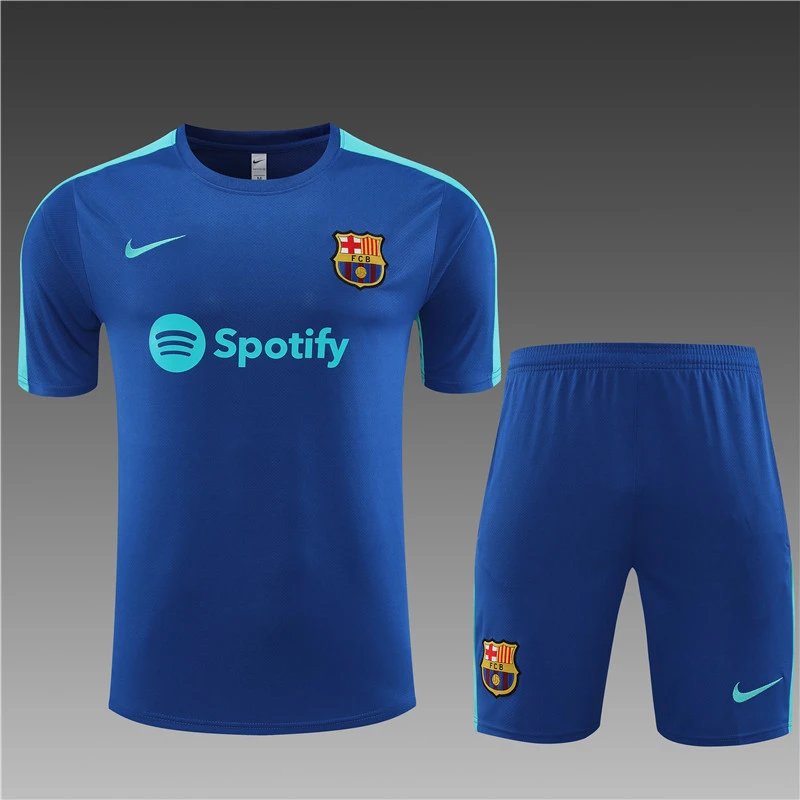 High quality jersey short sleeved kit for Barcelona