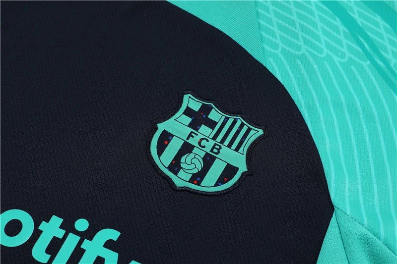 High quality jersey short sleeved kit for Barcelona
