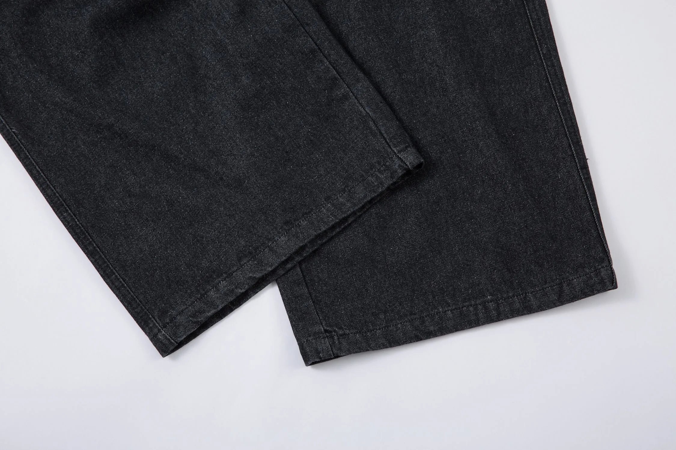 High quality straight leg wide leg jeans