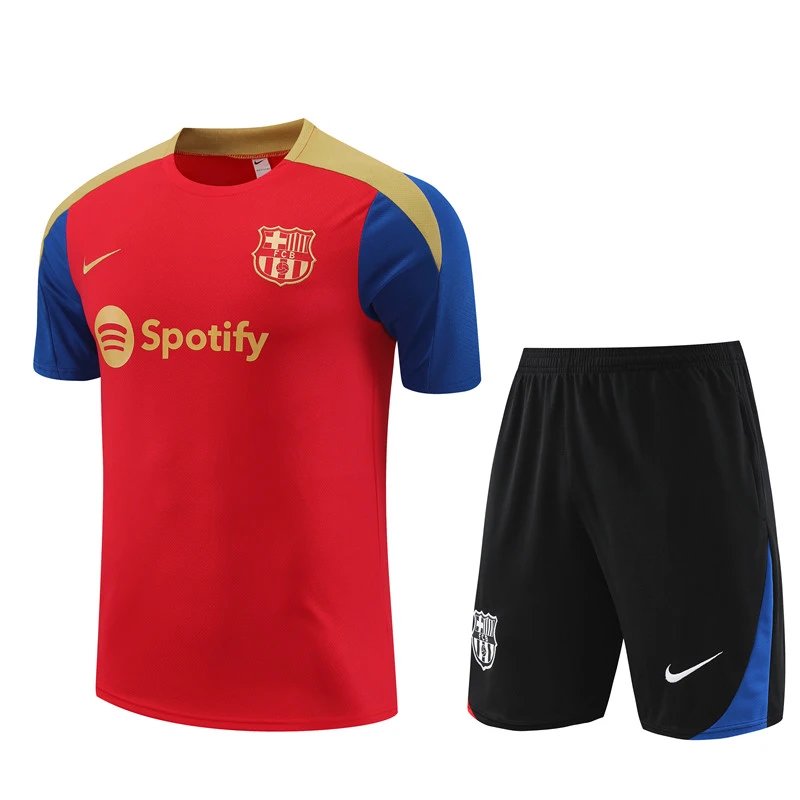 High quality jersey short sleeved kit for Barcelona