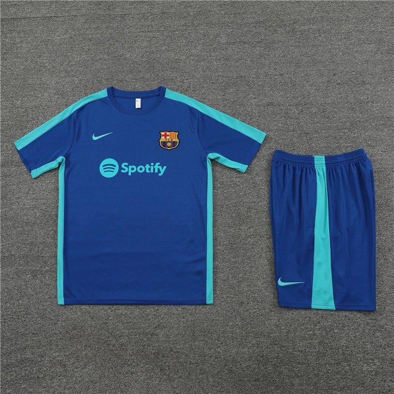 High quality jersey short sleeved kit for Barcelona