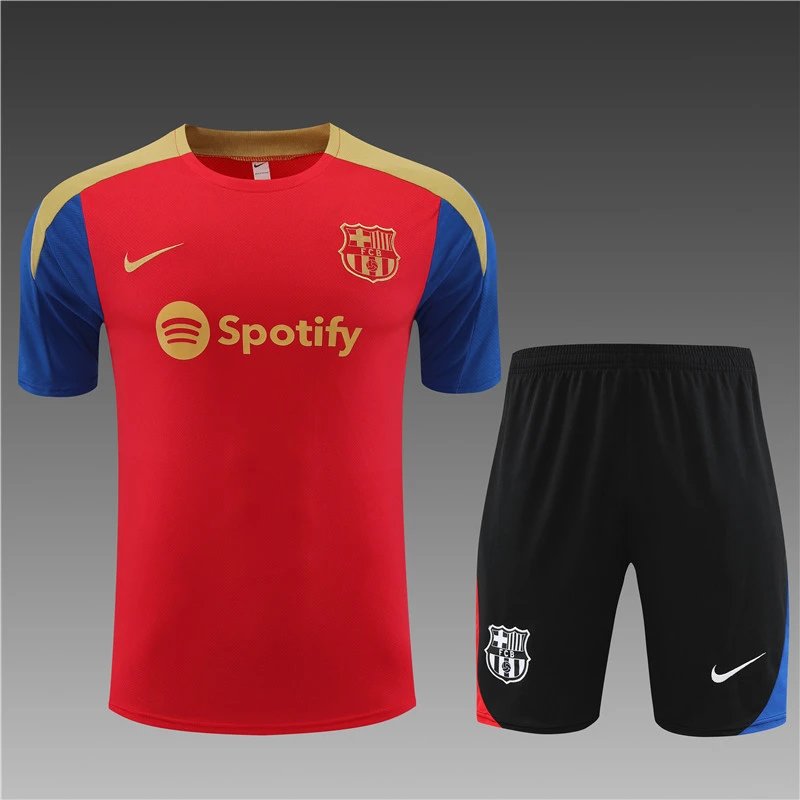 High quality jersey short sleeved kit for Barcelona