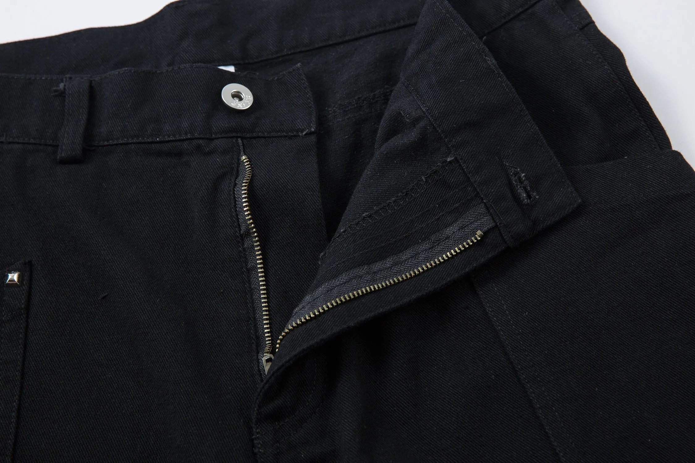 High quality straight leg wide leg jeans
