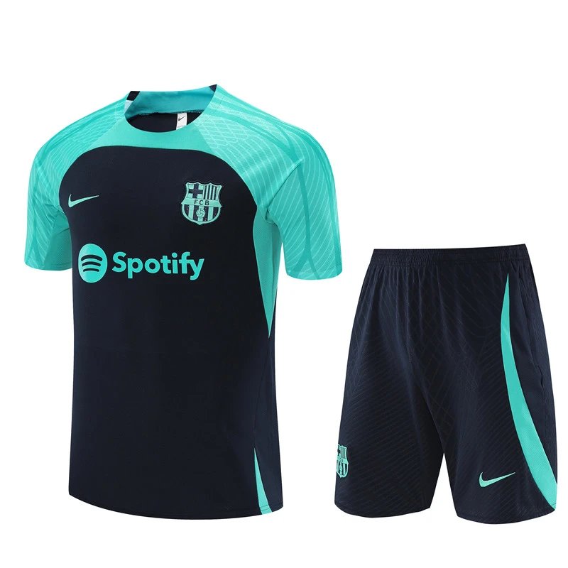 High quality jersey short sleeved kit for Barcelona