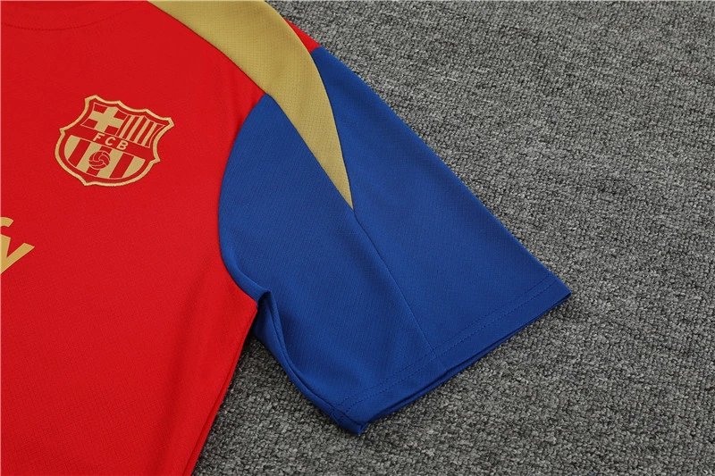High quality jersey short sleeved kit for Barcelona