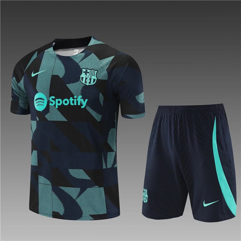High quality jersey short sleeved kit for Barcelona