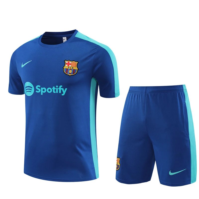 High quality jersey short sleeved kit for Barcelona
