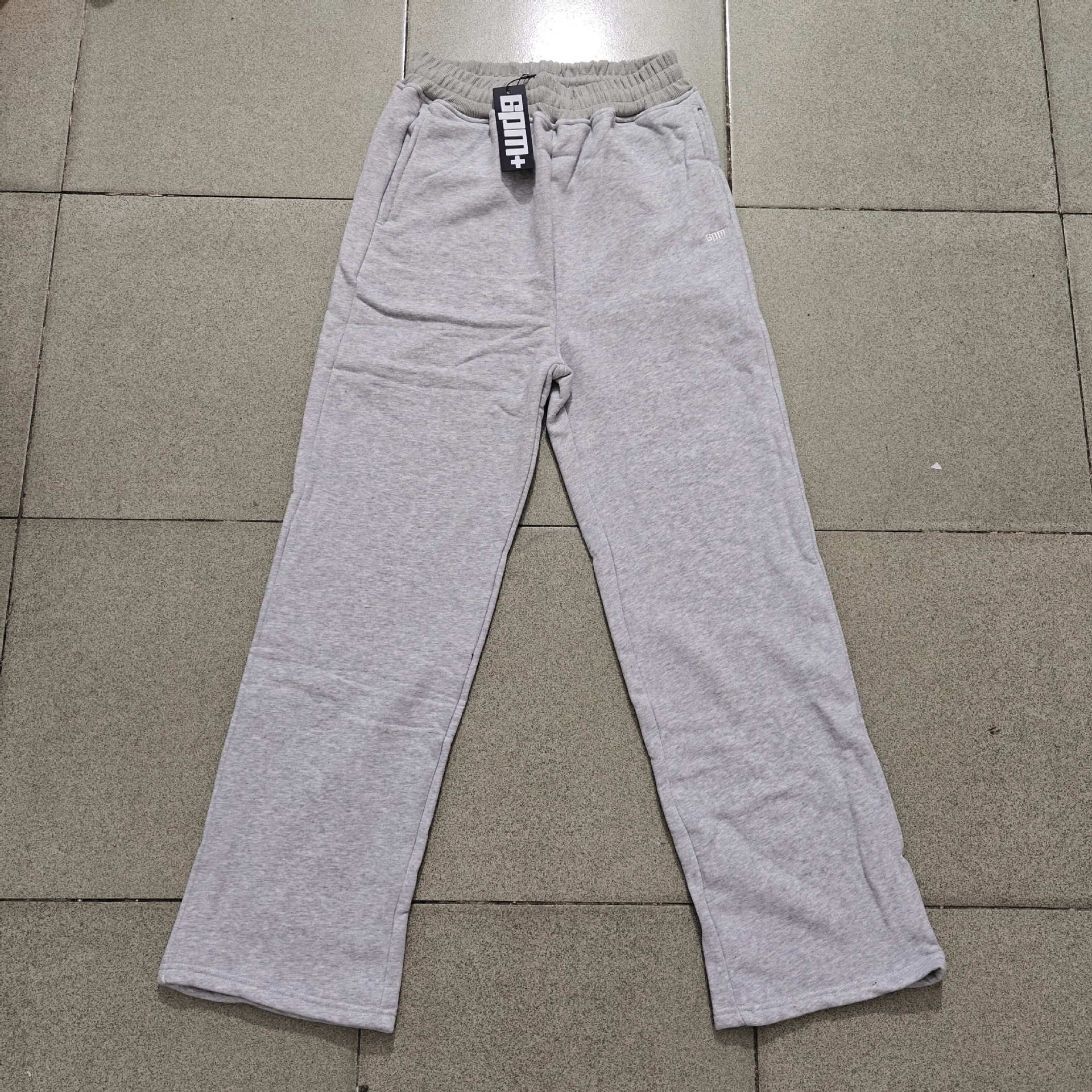 High quality 6PM embroidered simple and versatile casual hoodie set
