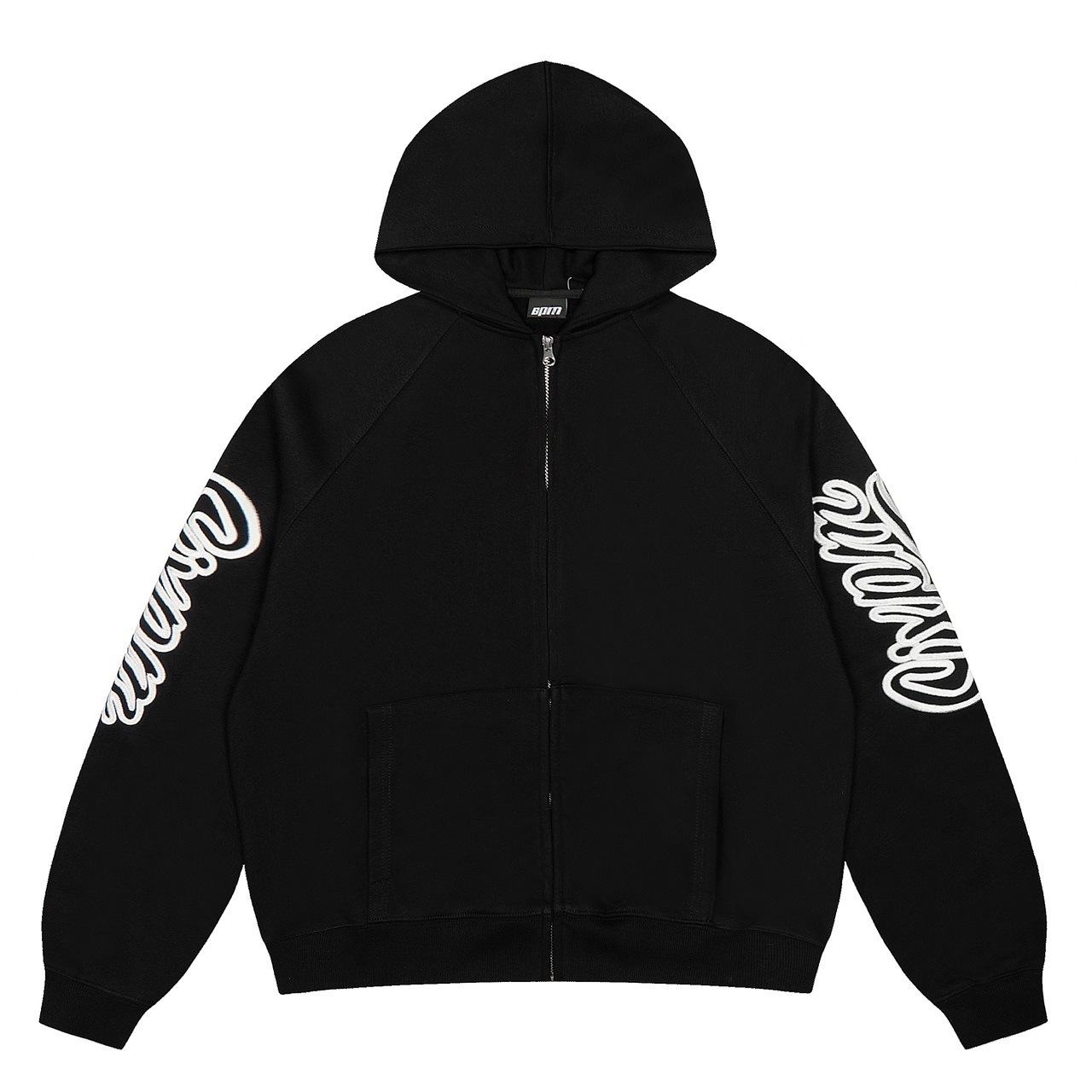 High quality 6PM embroidered simple and versatile casual hoodie set