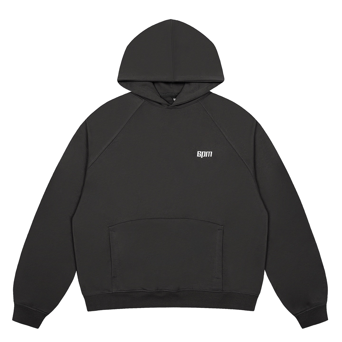 High quality 6PM embroidered simple and versatile casual hoodie set