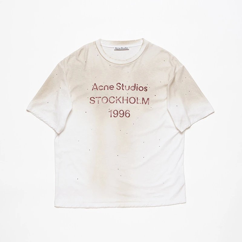 High quality hot stamping letter printing washed and worn short sleeves. Please add WhatsApp: 18859952090 if you need size guidance