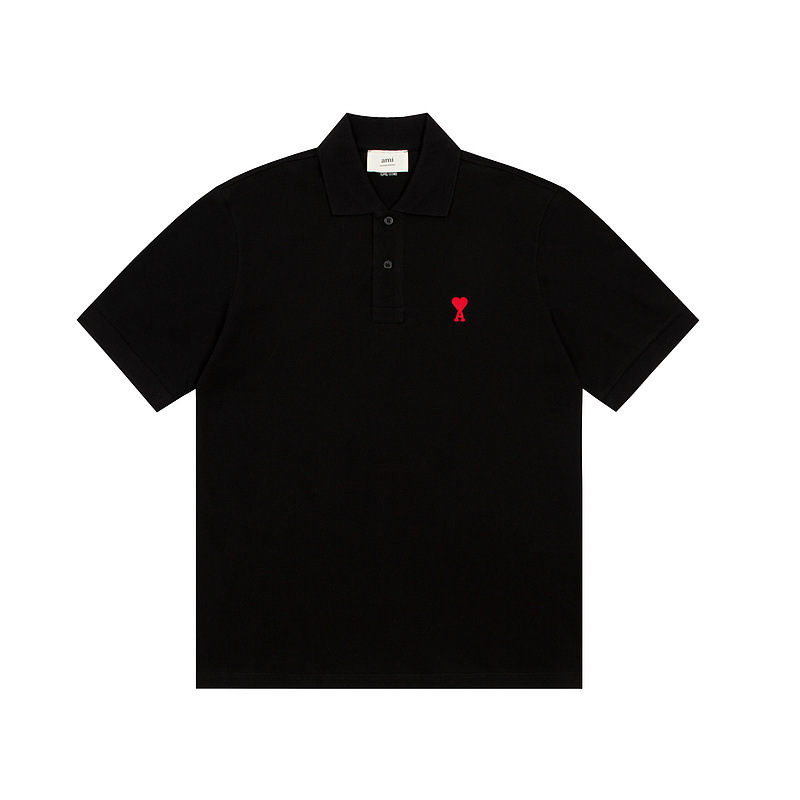 High quality small heart embroidered short sleeved 1:1 pls add : 18030258501 if you need size guide