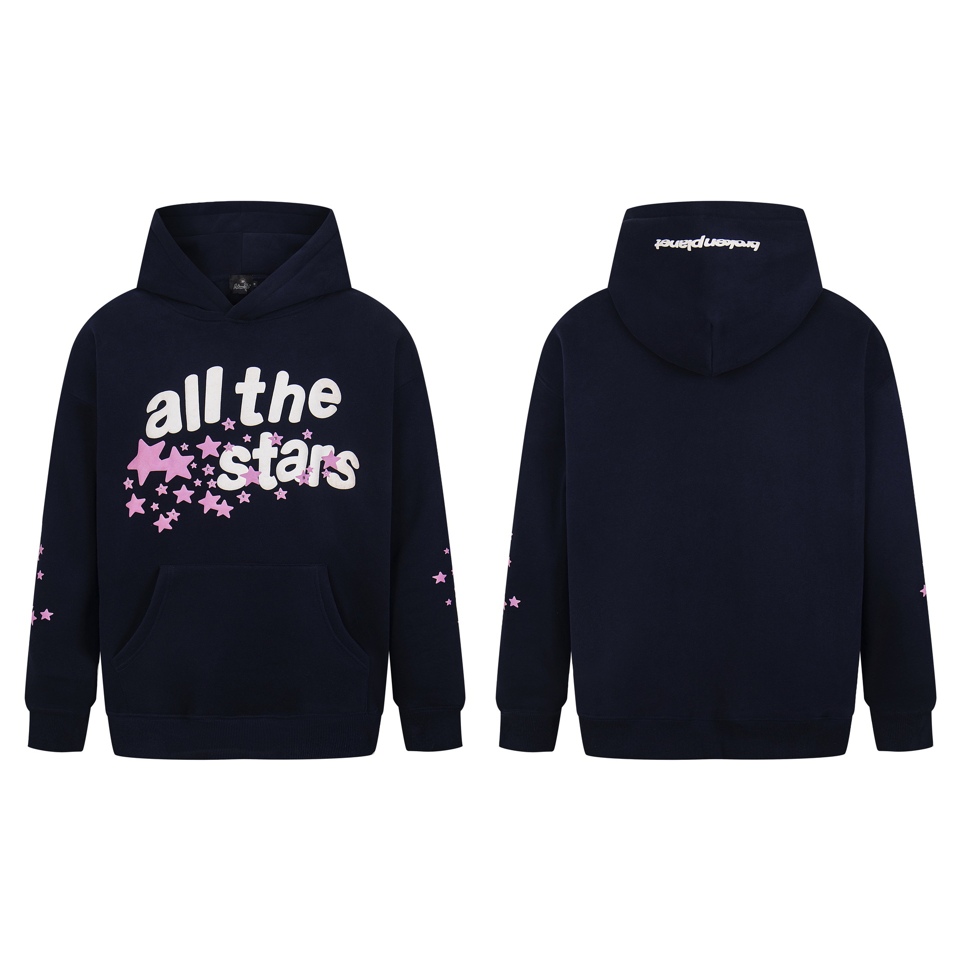 High quality planet foam hoodie with fleece set, please add : 18030258501 if you need size guide