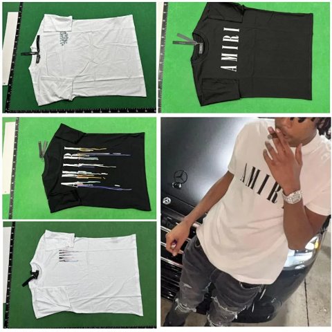 New low-priced factory self operated high-quality American printed short sleeved shirt 10