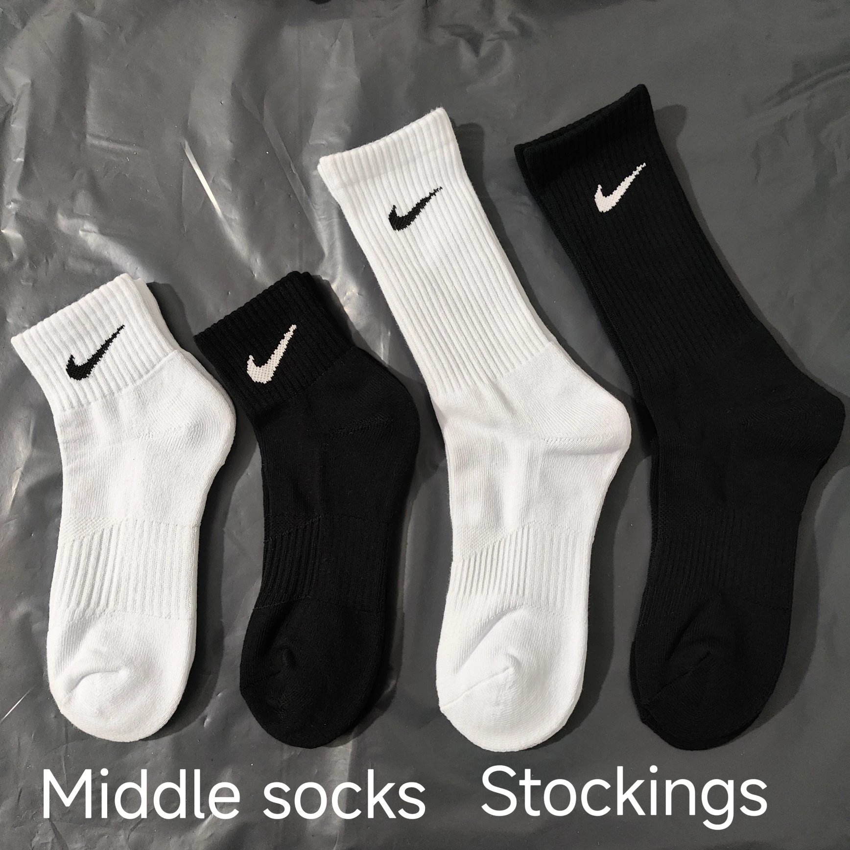 High quality solid color sports socks with anti odor and breathable properties