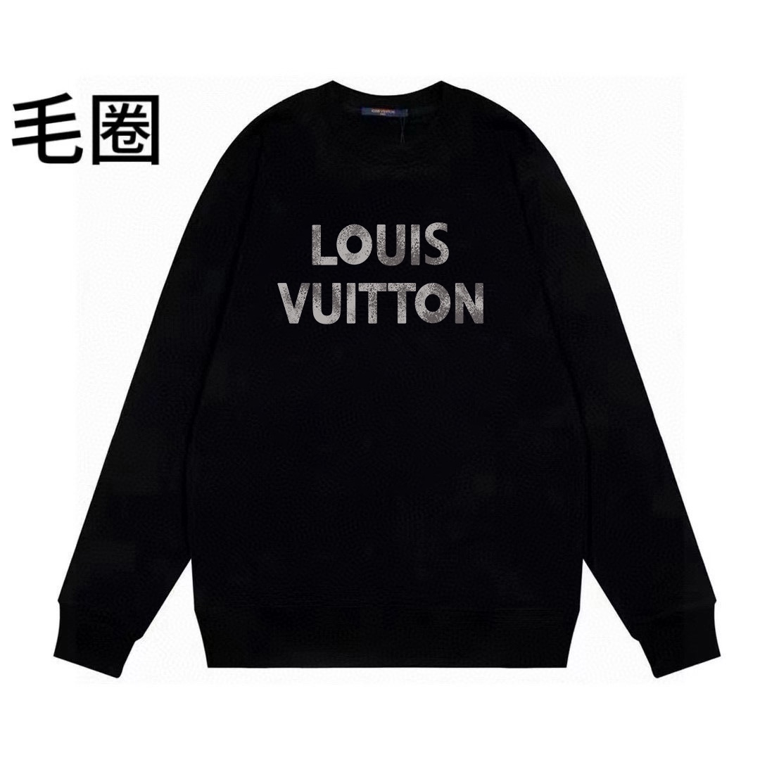 High quality minimalist letter printed round neck looped hoodie 1 pls add : 18030258501 if you need size guide