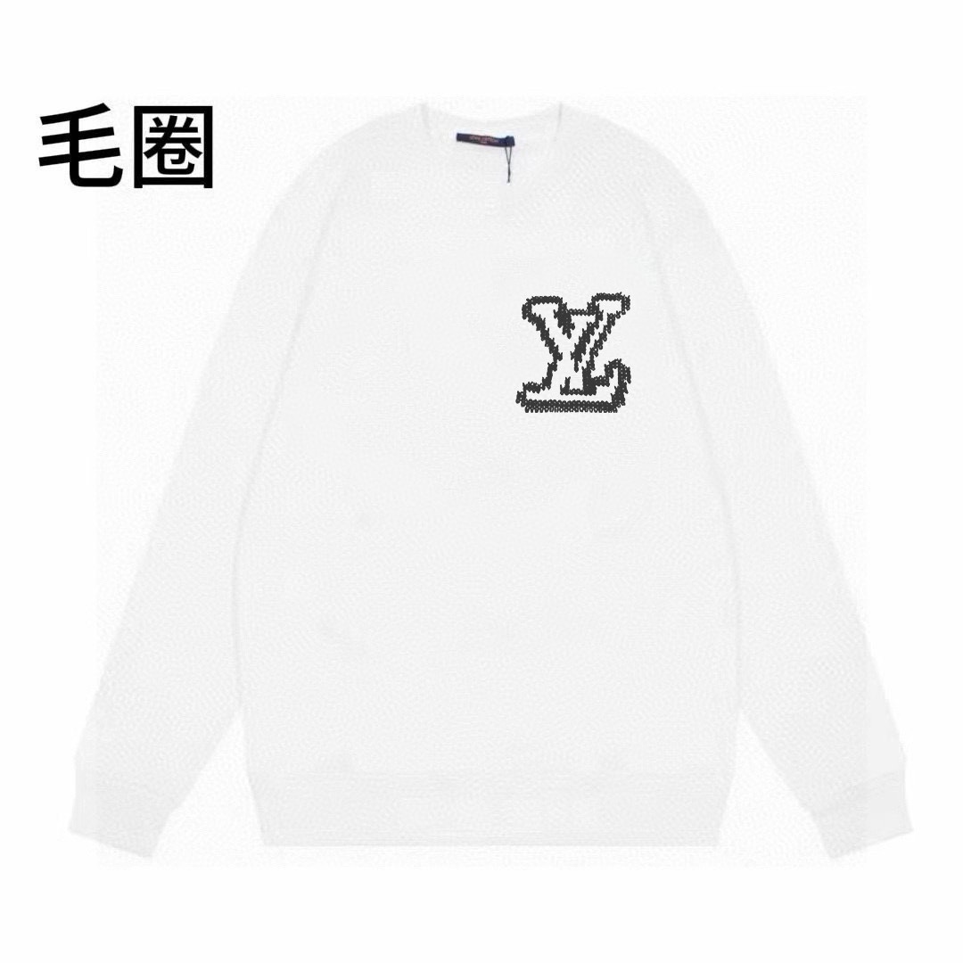 High quality minimalist letter printed round neck looped hoodie 1 pls add : 18030258501 if you need size guide