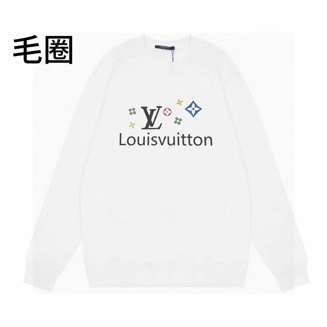 High quality minimalist letter printed round neck looped hoodie 1 pls add : 18030258501 if you need size guide