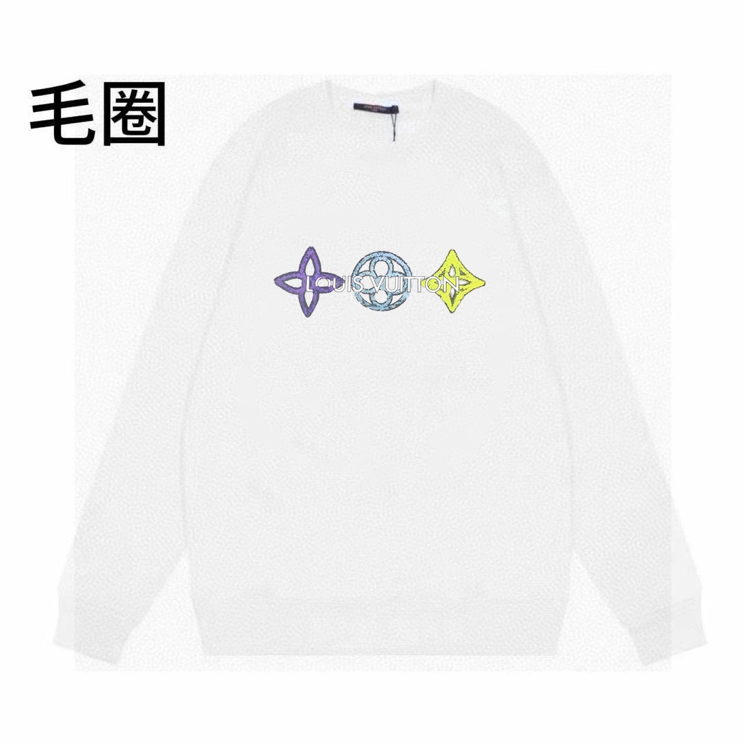 High quality minimalist letter printed round neck looped hoodie 1 pls add : 18030258501 if you need size guide