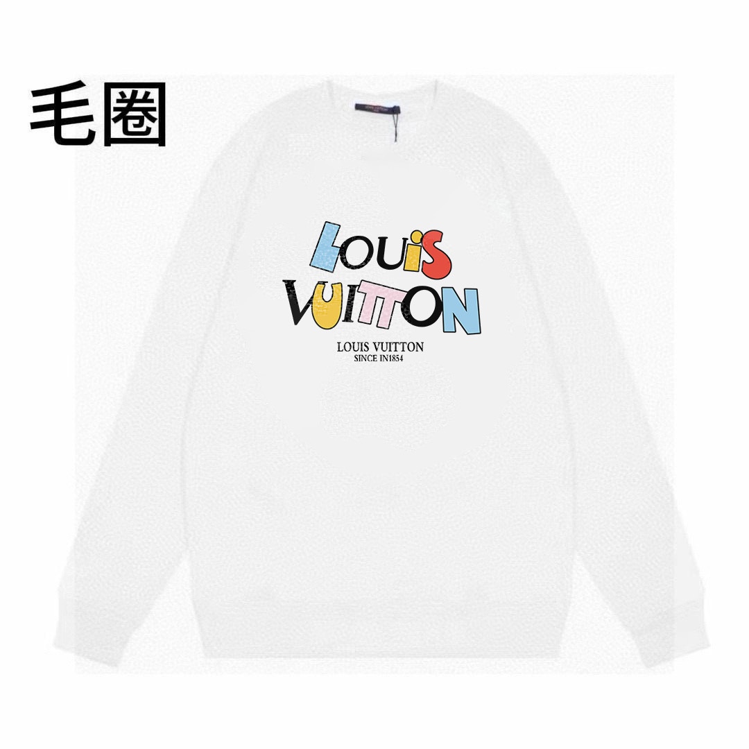 High quality minimalist letter printed round neck looped hoodie 1 pls add : 18030258501 if you need size guide