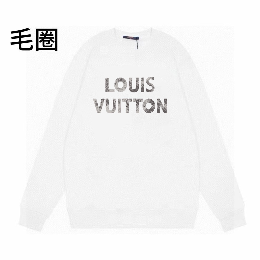 High quality minimalist letter printed round neck looped hoodie 1 pls add : 18030258501 if you need size guide