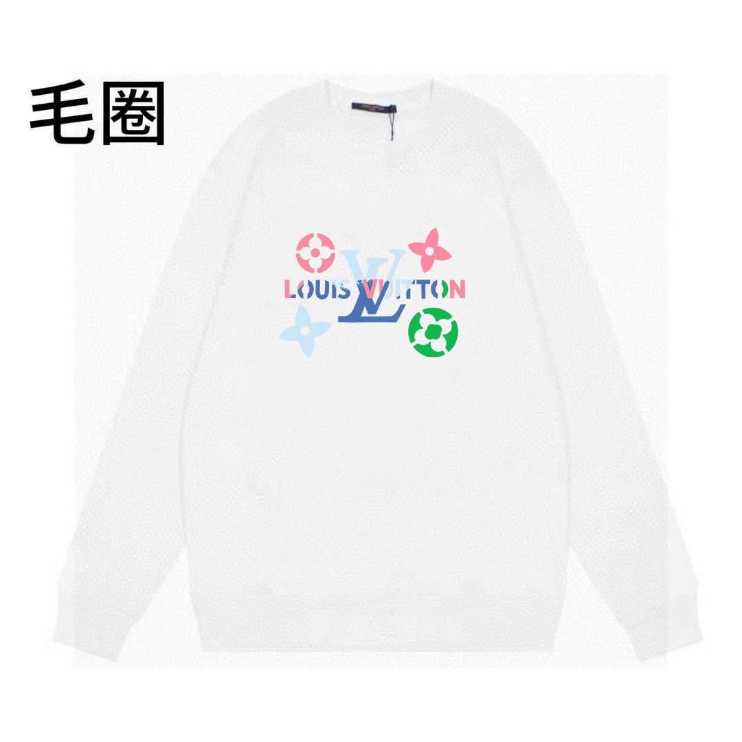 High quality minimalist letter printed round neck looped hoodie 1 pls add : 18030258501 if you need size guide
