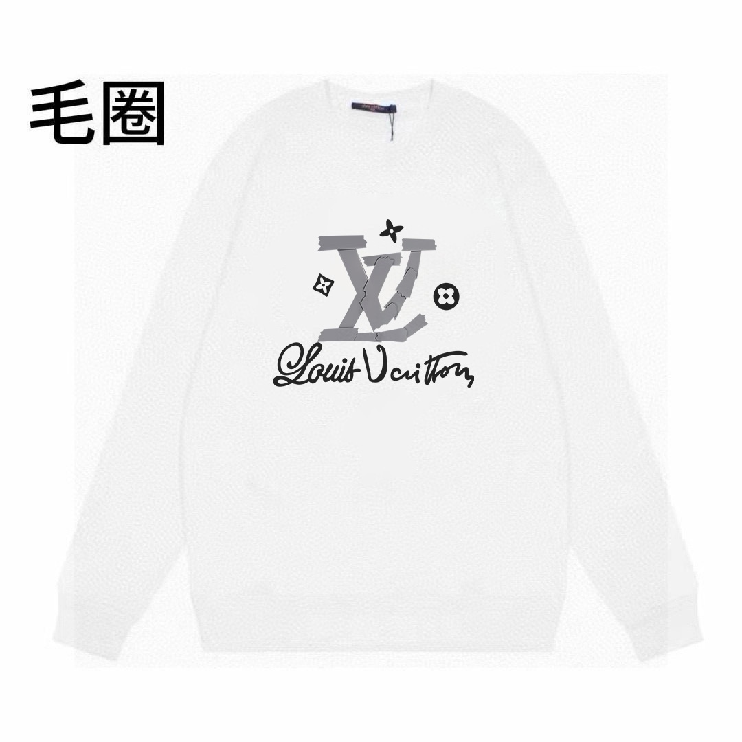 High quality minimalist letter printed round neck looped hoodie 1 pls add : 18030258501 if you need size guide
