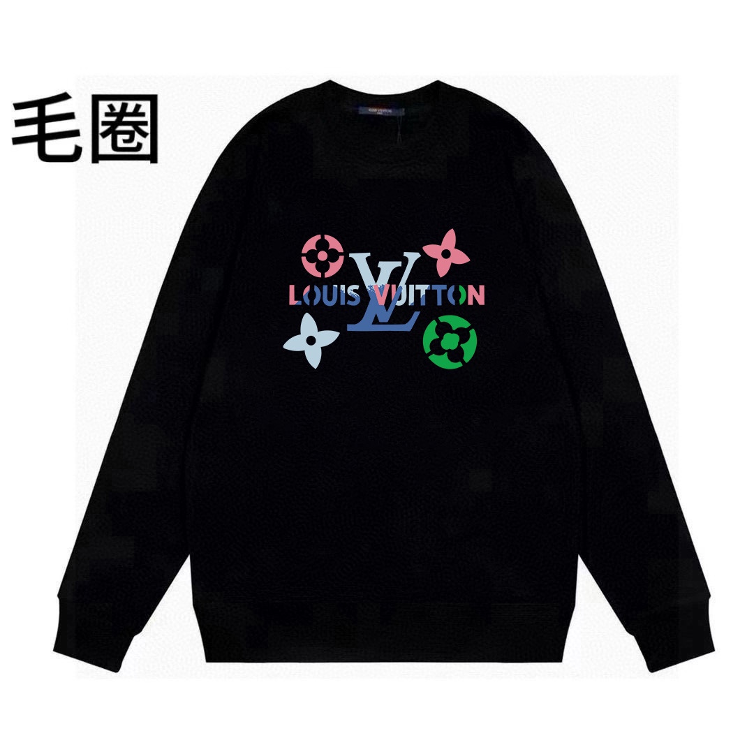 High quality minimalist letter printed round neck looped hoodie 1 pls add : 18030258501 if you need size guide