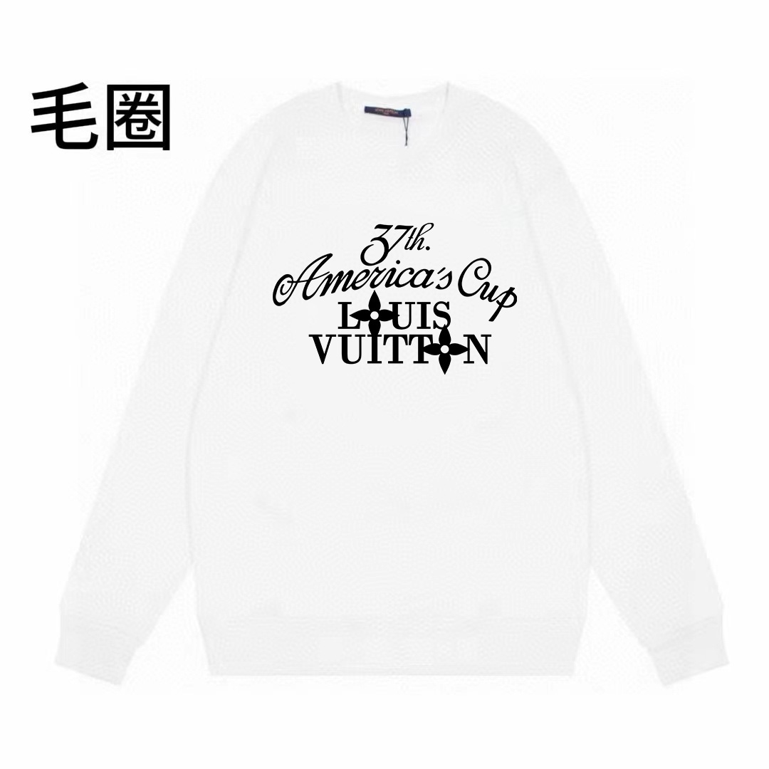 High quality minimalist letter printed round neck looped hoodie 1 pls add : 18030258501 if you need size guide