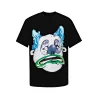 High quality trendy printed bat short sleeves
