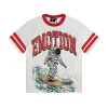High quality trendy printed bat short sleeves