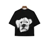 High quality trendy printed bat short sleeves