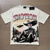 High quality trendy printed bat short sleeves