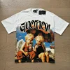 High quality trendy printed bat short sleeves