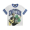 High quality trendy printed bat short sleeves