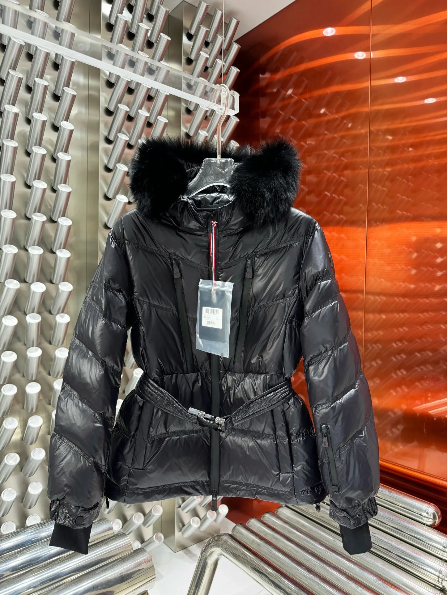 Short casual down jacket