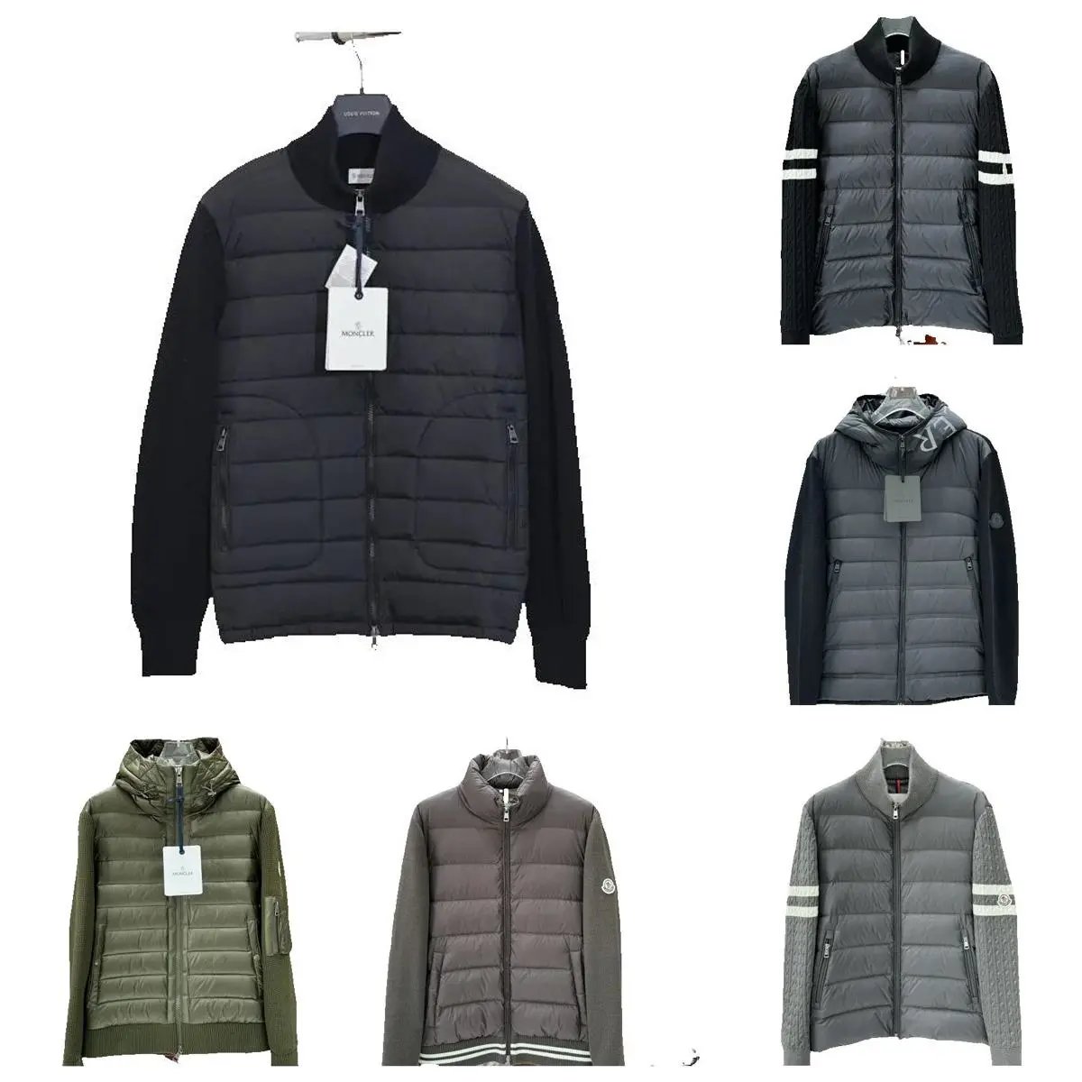 High quality knitted down jacket 002