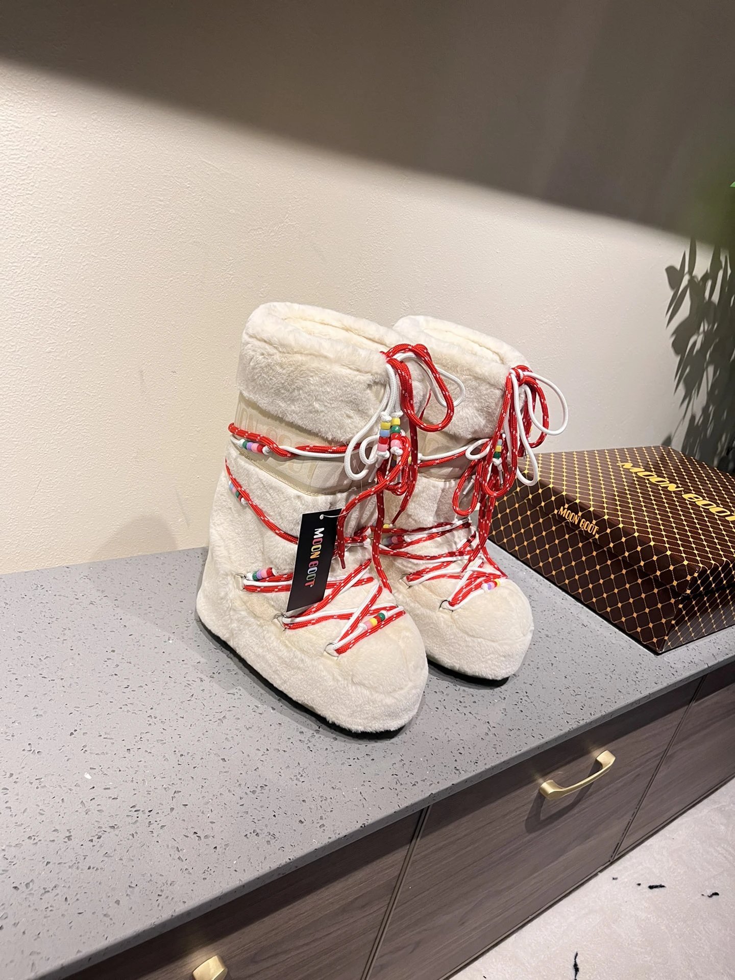 High quality ugly and cute long snow boots